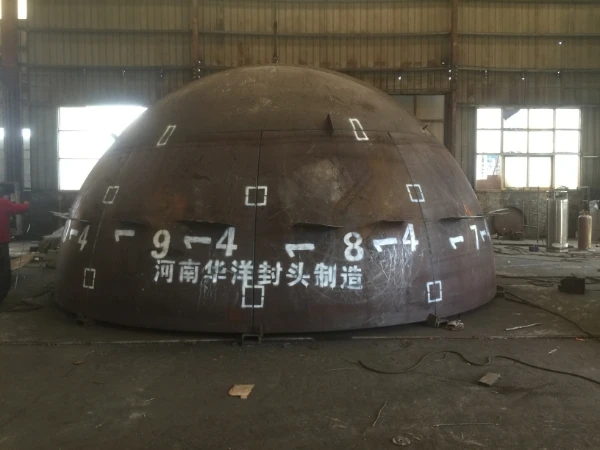 瓜瓣半球封头预组队